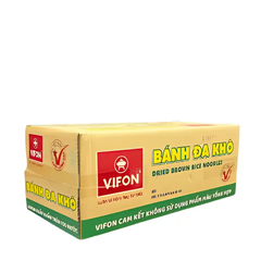 Thùng 12 gói bánh đa khô Vifon gói 300g