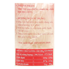 Thùng 12 gói hủ tiếu khô Vifon gói 500g