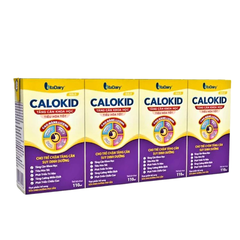 [Thùng 12 lốc] Sữa bột pha sẵn Calokid Gold 110ml và 180ml (lốc 4 hộp)