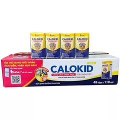 [Thùng 12 lốc] Sữa bột pha sẵn Calokid Gold 110ml và 180ml (lốc 4 hộp)