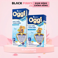 [Thùng 12 lốc] Sữa bột pha sẵn Oggi 1+ Vani 110ml và 180ml (lốc 4 hộp)