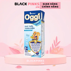 [Thùng 12 lốc] Sữa bột pha sẵn Oggi 1+ Vani 110ml và 180ml (lốc 4 hộp)
