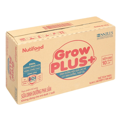 [Thùng 12 lốc] Sữa pha sẵn Nutifood GrowPLUS+ đỏ 110ml và 180ml (lốc 4 hộp)