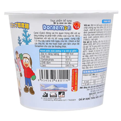 Thùng 12 ly mì mini Doraemon hải sản chua ngọt/hàu sữa phô mai ly 48g/53g