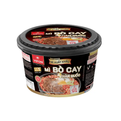 Thùng 12 tô mì bò cay Hàn Quốc Vifon tô 140g (chất lượng xuất khẩu)