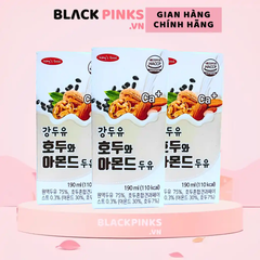 Thùng 16 hộp sữa hạt hạnh nhân óc chó Kang's Food 190ml