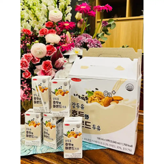 Thùng 16 hộp sữa hạt hạnh nhân óc chó Kang's Food 190ml