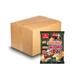 Thùng 18 gói mì xuất khẩu Vifon vị sườn heo nướng Bali/tôm chua cay hoàng đế gói 100g