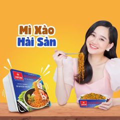 Thùng 18 khay mì xào hải sản Vifon 90g [có gói sốt hải sản]