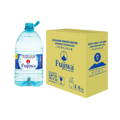 Thùng 2 bình nước ion kiềm cao cấp Fujiwa 6L