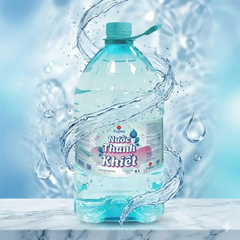 Thùng 2 bình nước thanh khiết pha sữa và uống thuốc Fujiwa 6L