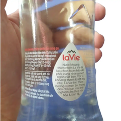 Thùng 20 chai nước khoáng thiên nhiên Lavie Glass Still không ga/glass sparkling có ga 450ml