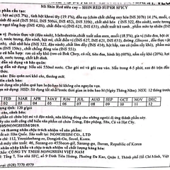 Thùng 20 gói mì cay Shin red Nongshim gói 120g