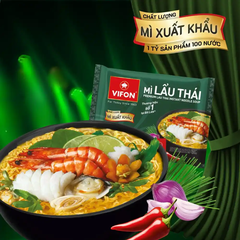 Thùng 20 gói mì xuất khẩu Vifon vị kim chi/lẩu thái/mix vị gói 80g