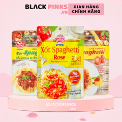 Thùng 20 gói xốt spaghetti vị cà chua/rose/cà chua và ớt  Ottogi gói 110g