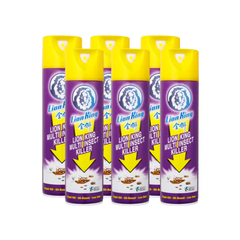 Thùng 24 chai bình xịt ruồi muỗi côn trùng Lion King 600ml