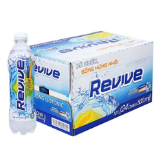 Thùng 24 chai nước bù khoáng Revive muối khoáng 500ml