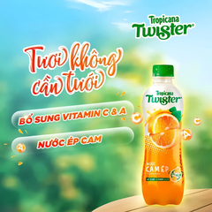 Thùng 24 chai nước cam ép Twister 450ml