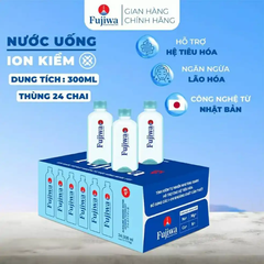 Thùng 24 chai nước ion kiềm cao cấp Fujiwa 300ml