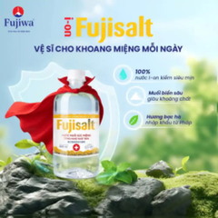 Thùng 24 chai nước muối súc miệng I-on Fujisalt 300ml