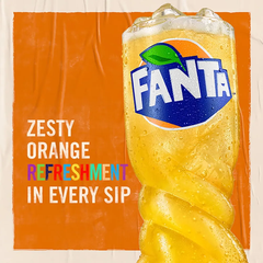 Thùng 24 chai nước ngọt Fanta cam 390ml