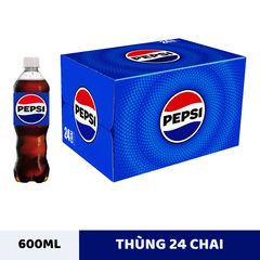 Thùng 24 chai nước ngọt Pepsi Cola 600ml