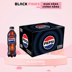 Thùng 24 chai nước ngọt Pepsi không calo 390ml