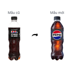 Thùng 24 chai nước ngọt Pepsi không calo 390ml