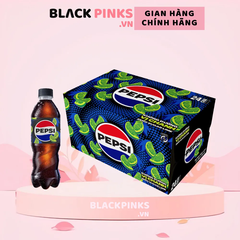 Thùng 24 chai nước ngọt Pepsi không calo vị chanh 390ml