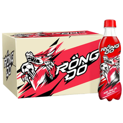 Thùng 24 chai nước tăng lực Rồng Đỏ hương dâu 330ml