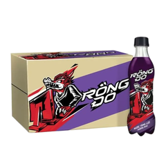 Thùng 24 chai nước tăng lực Rồng Đỏ hương nho 330ml