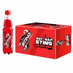 Thùng 24 chai nước tăng lực Sting hương dâu 330ml