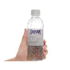 Thùng 24 chai nước uống tinh khiết Sapuwa 330ml