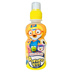 Thùng 24 chai nước trái cây Pororo vị dâu/việt quât/nhiệt đới/táo/sữa/ chuối chai 235ml