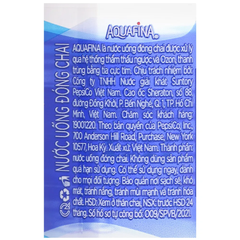 Thùng 24 chai nước uống tinh khiết Aquafina 355ml