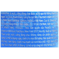 Thùng 24 chai nước uống tinh khiết Aquafina 500ml