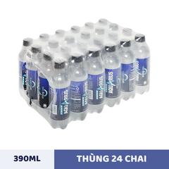 Thùng 24 chai nước uống vận động không calo Aquarius Zero 390ml