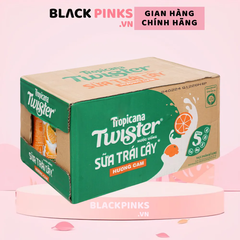 Thùng 24 chai sữa trái cây Juicy Milk vị cam 320ml