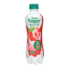 Thùng 24 chai sữa  trái cây Juicy Milk vị dâu 320ml