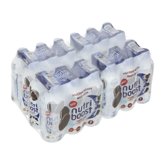 Thùng 24 chai sữa trái cây Nutriboost bánh quy kem 297ml
