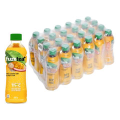 Thùng 24 chai trà chanh dây và hạt chia Fuzetea+ 350ml