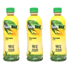 Thùng 24 chai trà chanh sả Fuzetea+ 350ml