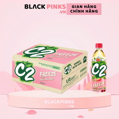 Thùng 24 chai trà đen C2 hương dâu anh đào 455ml