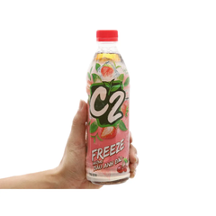 Thùng 24 chai trà đen C2 hương dâu anh đào 455ml