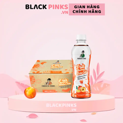 Thùng 24 chai Trà Greentime hương đào sả 350ml
