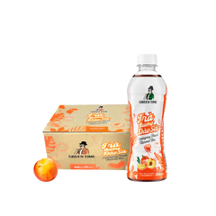 Thùng 24 chai Trà Greentime hương đào sả 350ml