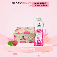 Thùng 24 chai trà Greentime hương vải 350ml