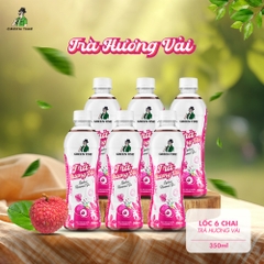 Thùng 24 chai trà Greentime hương vải 350ml