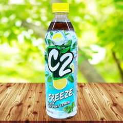 Thùng 24 chai trà xanh C2 Freeze hương chanh tuyết bạc hà 455ml