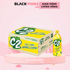 Thùng 24 chai trà xanh C2 hương chanh 355ml